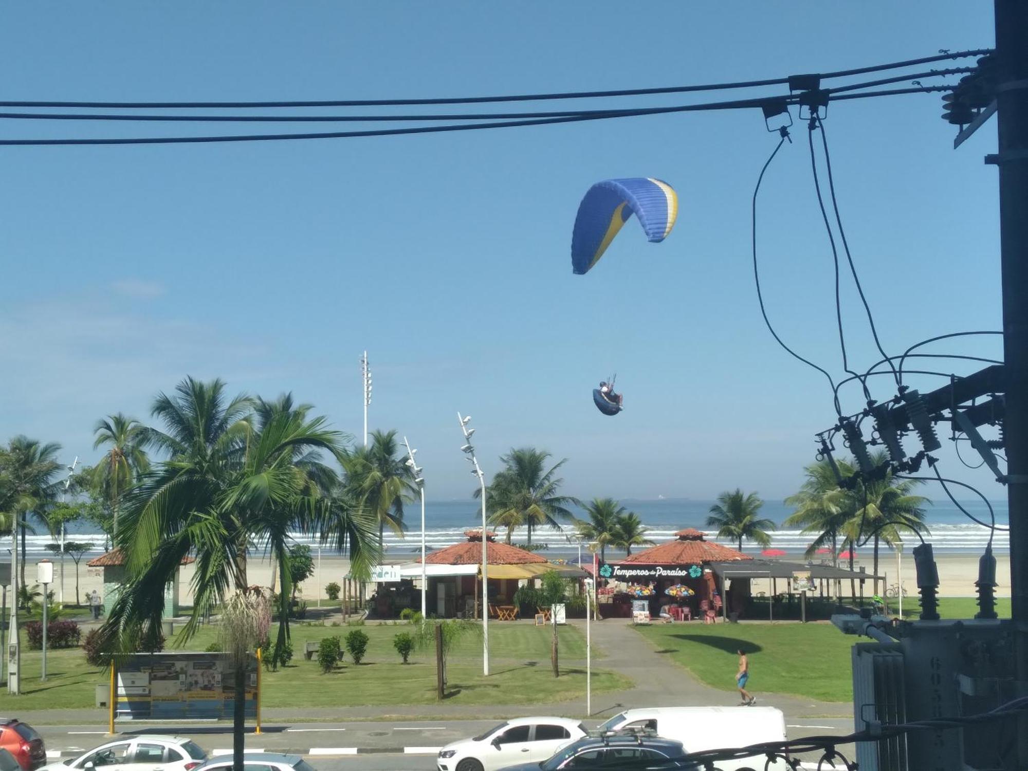 Excelente Localizacao O Mar Na Sua Frente Confira Apartment São Vicente Exterior photo