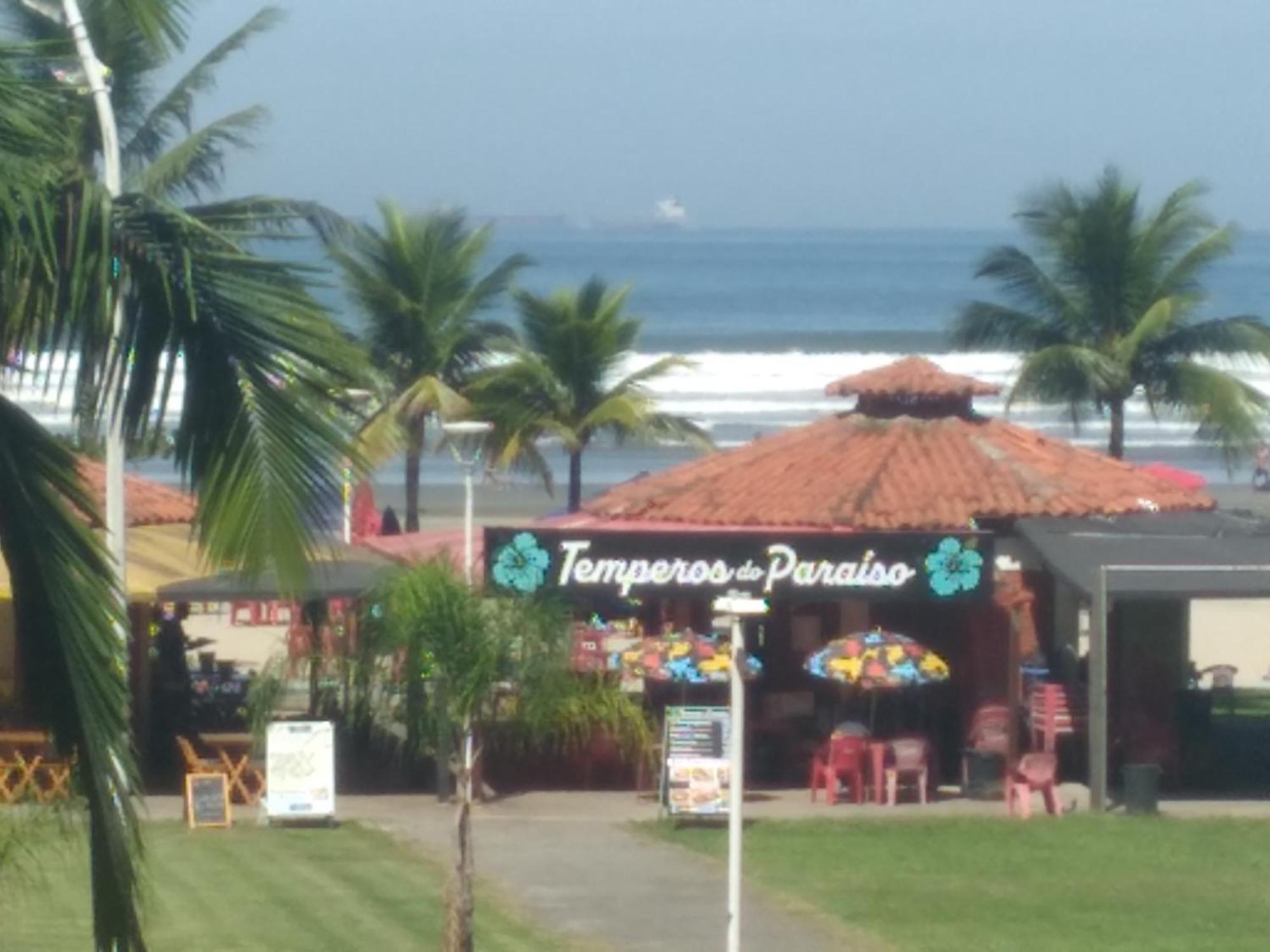 Excelente Localizacao O Mar Na Sua Frente Confira Apartment São Vicente Exterior photo