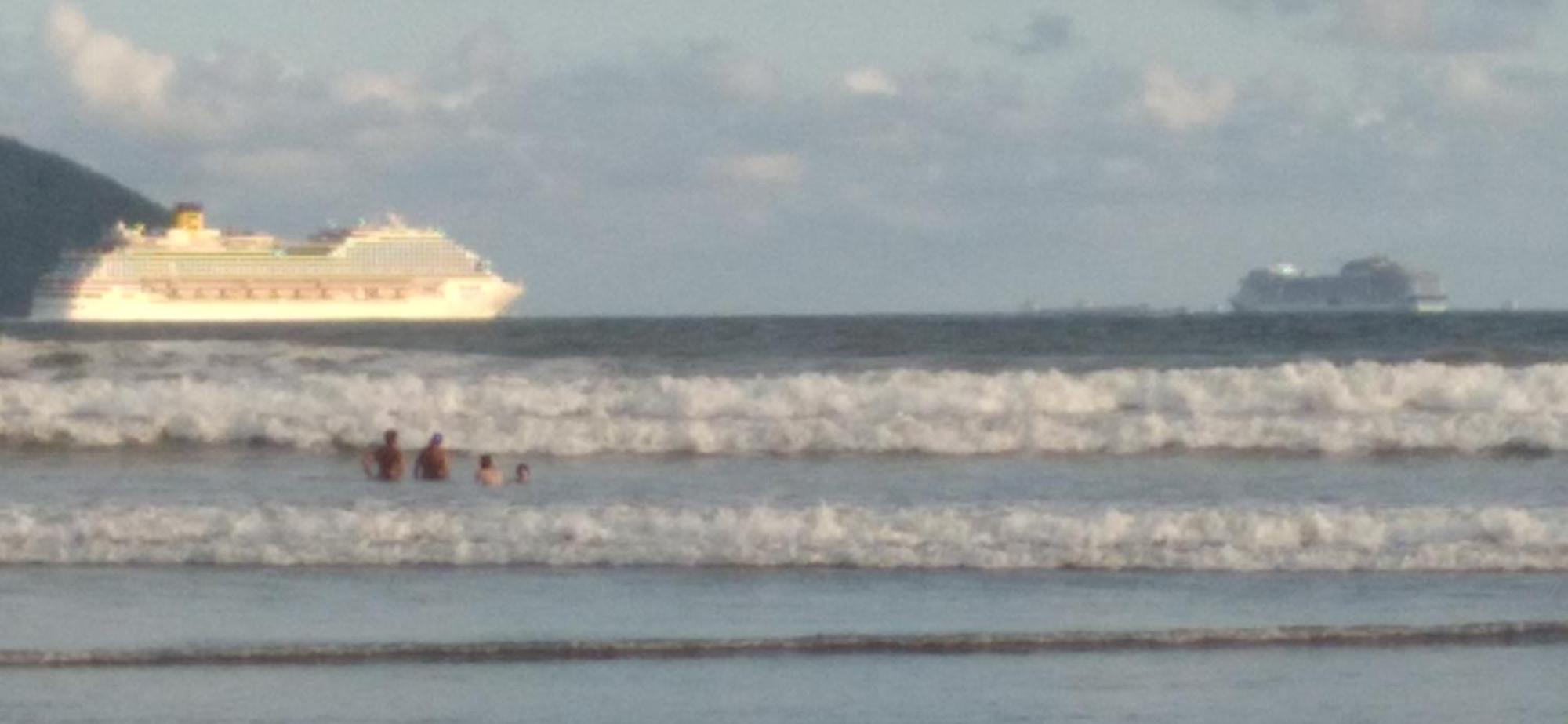 Excelente Localizacao O Mar Na Sua Frente Confira Apartment São Vicente Exterior photo